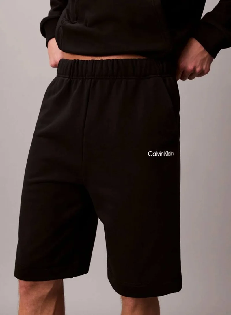 CALVIN KLEIN Soft Cotton French Terry Fleece Shorts