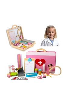 UKR Wooden Doctor Medical Kit | Role Play Toy Set for Kids | Educational Pretend Play Medical Accessories | Fun Doctor Set for Toddlers | Interactive Healthcare Playset for Boys & Girls | Early Learning Toy for Imaginative Play - pzsku/Z790FD4798B3BBAEF24E0Z/45/_/1727072913/7e6b3927-97ac-44b5-9a63-dad17a9bea1d