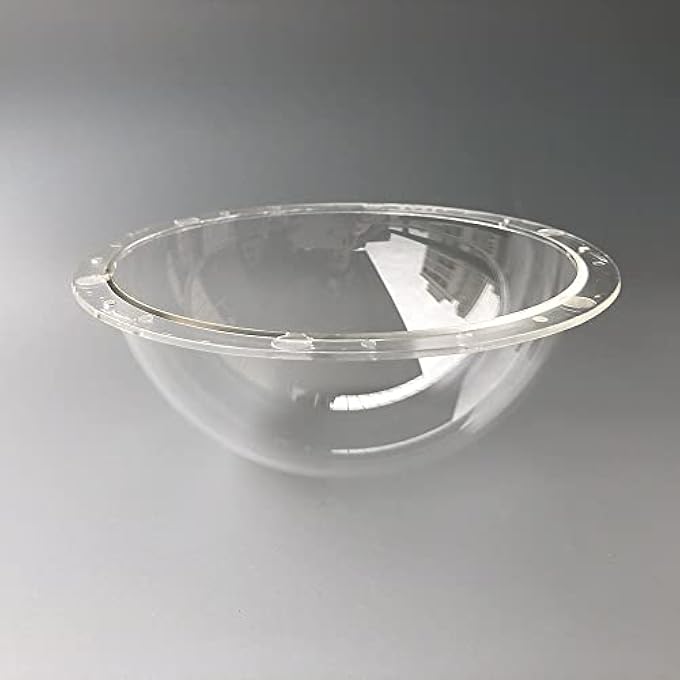 rayihni 5'' TRANSPARENT ACRYLIC CAMERA LENS DOME PROTECTIVE COVER, EXTERNAL DIAMETER 130MM, HEIGHT 63MM CLEAR DOME HOUSING - Image 3