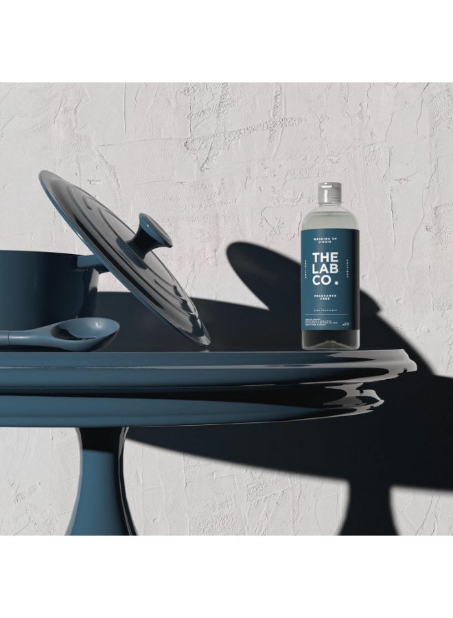 The Lab Co. Washing Up Liquid Antibacterial Dishwashing Fragrance Free Unscented No Perfume For Sensitive Skin 750 ML - Image 5