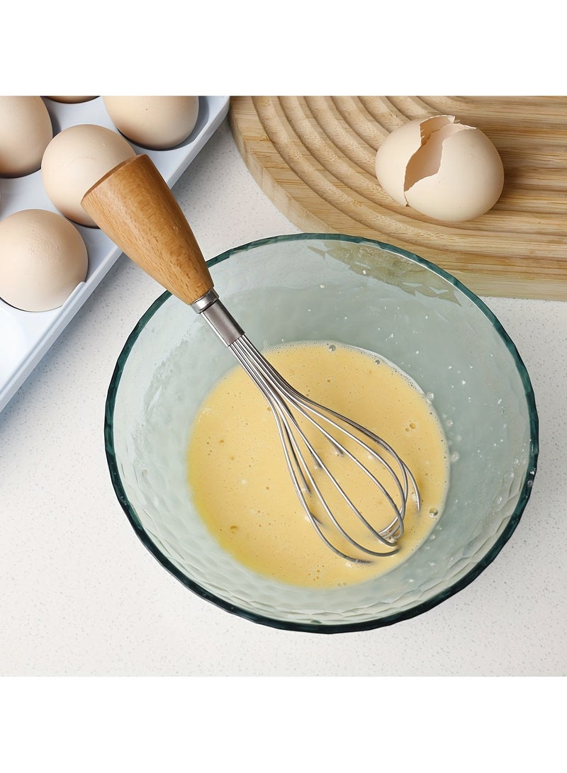 Stainless Steel Mini Whisk - Handheld Blender & Mixer for Eggs, Baking, Cooking | Durable Kitchen Gadget  - Image 4