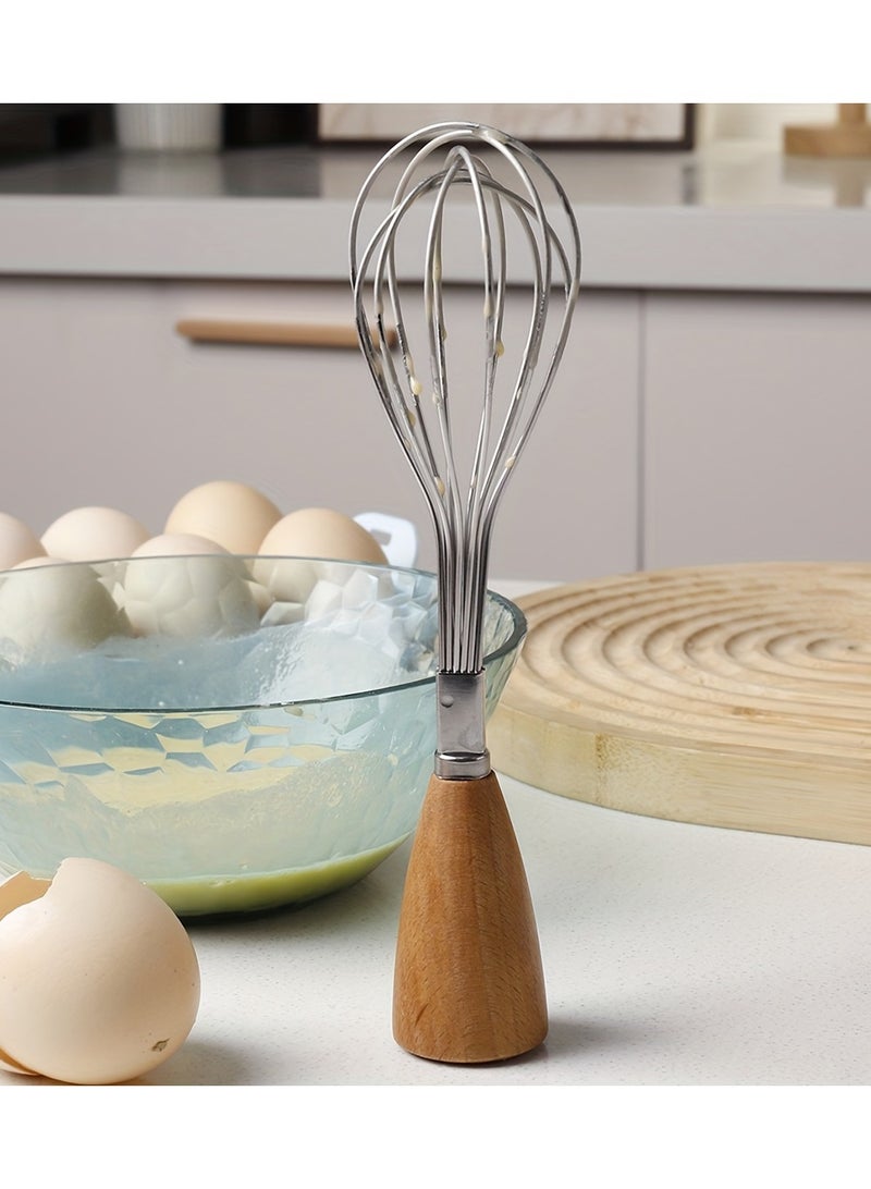 Stainless Steel Mini Whisk - Handheld Blender & Mixer for Eggs, Baking, Cooking | Durable Kitchen Gadget  - Image 1