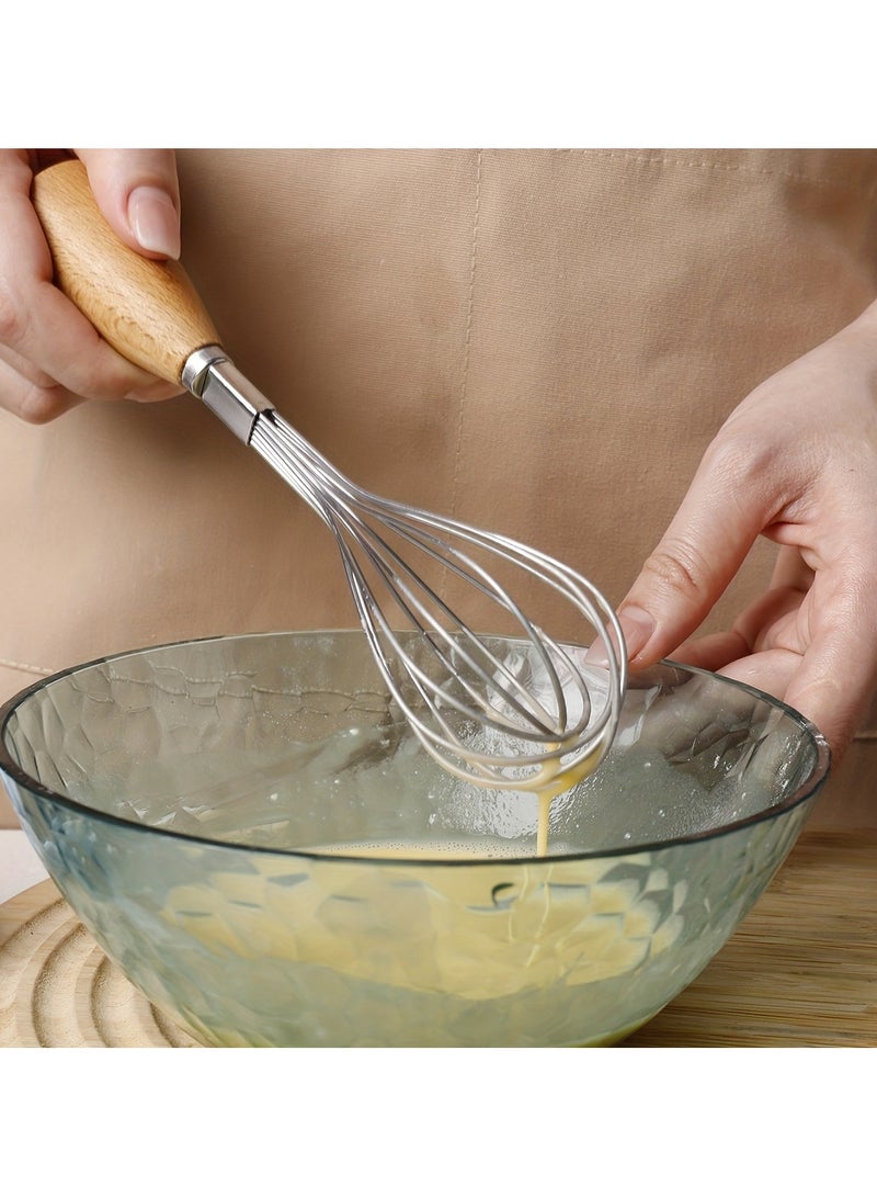 Stainless Steel Mini Whisk - Handheld Blender & Mixer for Eggs, Baking, Cooking | Durable Kitchen Gadget  - Image 2