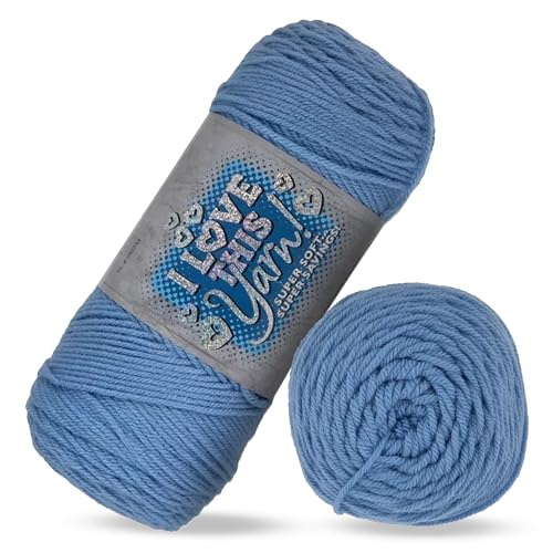 Hobby Lobby Medium Blue I Love This Yarn 355 Yards - Image 1