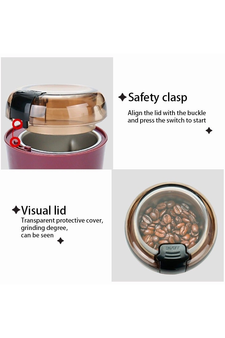 general Portable Electric Nut Bean Coffee Grinder Unlocks Diverse Deliciousness Improves Efficiency Convenient Operation and British Plug  - Image 2