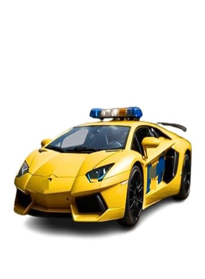 COLLEN ARRAY Diecast Metal Police ferrariie Toy car for Kids, Pullback Feature, Dashing Luxury Model; You May get Any Random Color or Model, Pack of 1 car Toy - 18 - Image 1