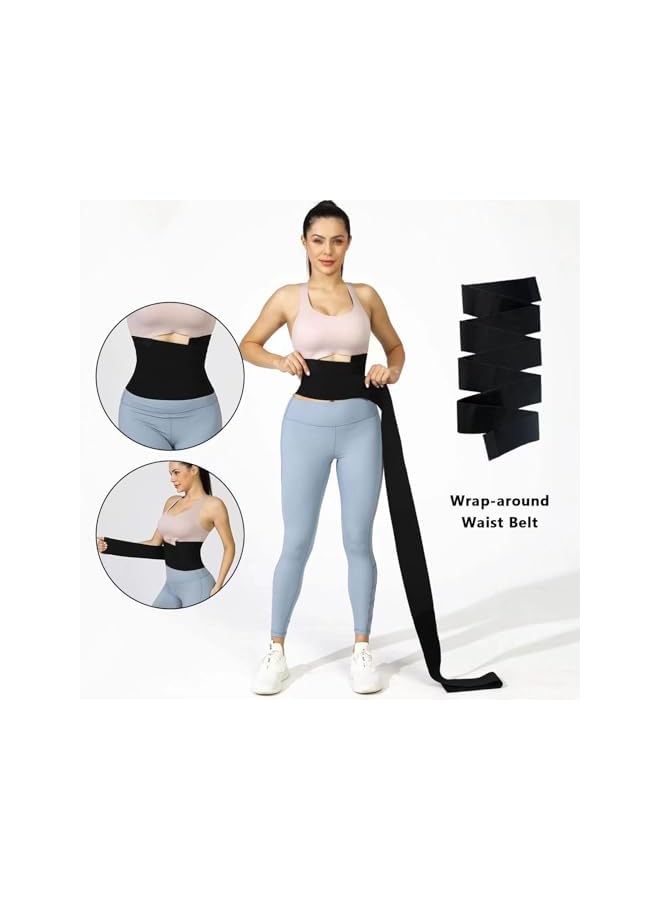 S-TOP Waist Trainer - Tummy Wrap Waist Trainer,Trimmer Tummy Cincher Body Shaper for Slimming Fitness Women Men Sport Yoga Gym Workout - Image 4