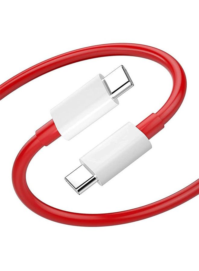 CATANES 1 Pack Of OnePlus Type C To Type C Cable Red - Image 3