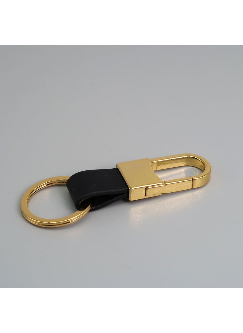 Generic Metal Leather Car Keychain Custom Engraved Logogold generation black gold generation black 