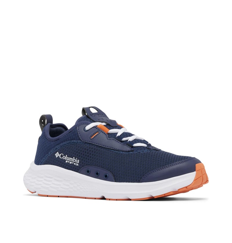 Columbia Mens PFG Castback Non Slip Boat Shoe NocturnalDusty Orange 85