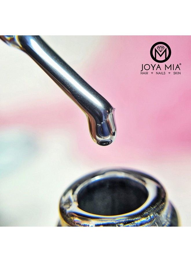 JOYA MIA - Silver Base Chrome Nail Effect Aluminix Super Shiny Silver Base Use Without Silver Base To Get Jelly Nail Effect Long Lasting Easily Soak Off 15Ml - Image 1