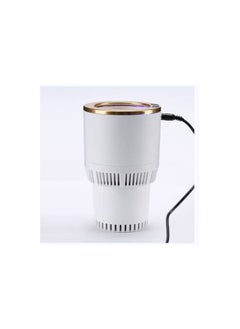 REBENUO Car Cup Holder with Drink Cooler Smart Cup Warmer 2-in-1 Car Tumbler Holder (White)  - Image 2