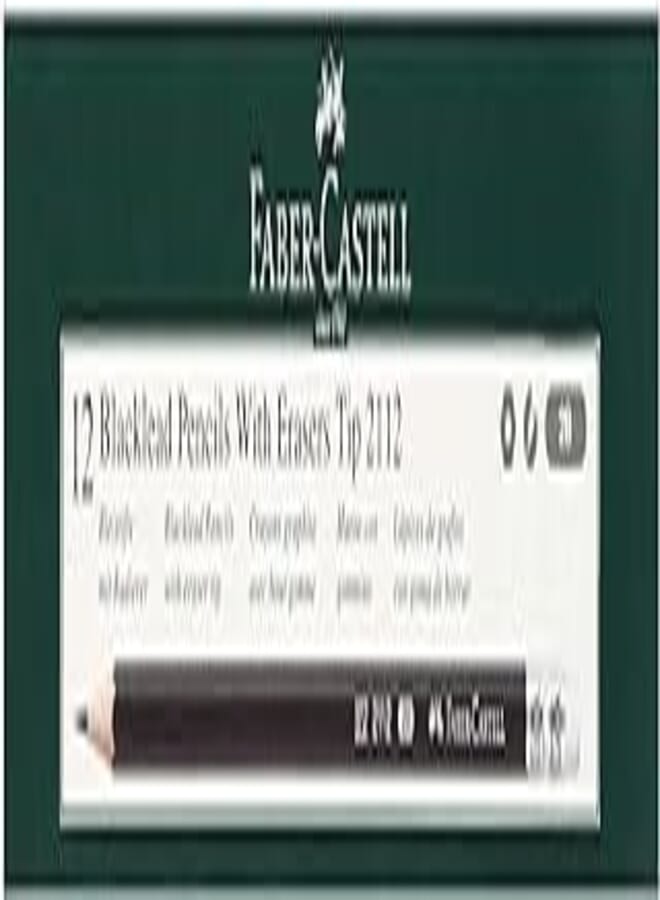 قلم رصاص جرافيت من فابر كاستيل جولد فابر، عبوة من 12 قلمًا - 2B 2112