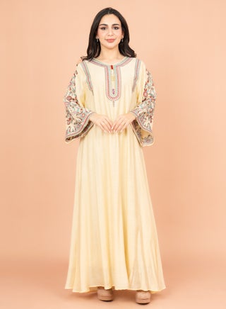 جلابية مطرزة باليد عنق اسيوي IK4004 اصفر - pzsku/Z7910CE0DD8C34B4E8A5EZ/45/1741635814/806a1791-aee8-4741-93e0-55a81dd7017a