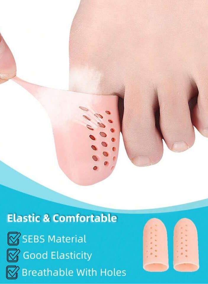 2 pieces silicone protective toe caps - Image 3