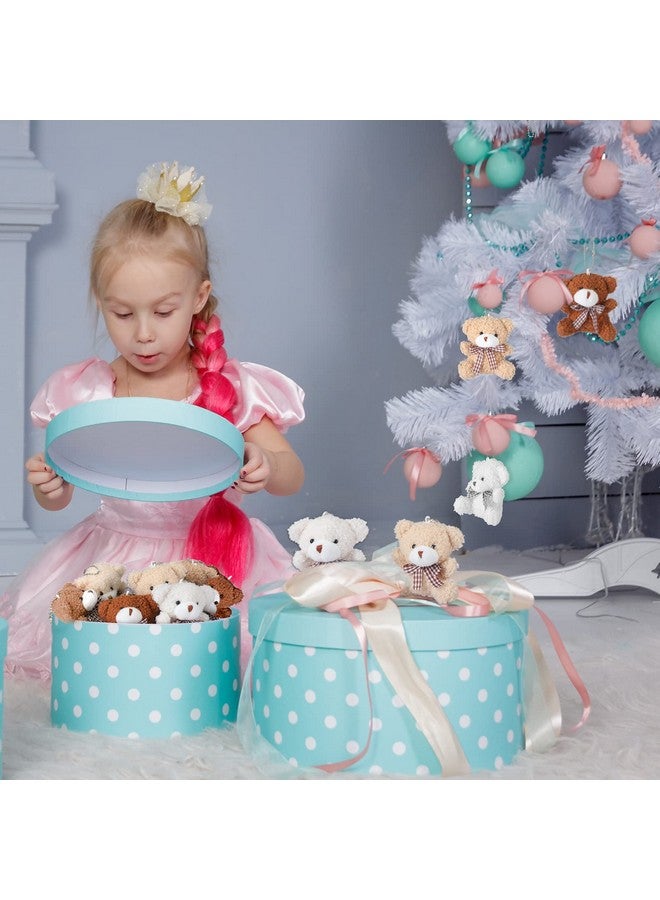 Zomiboo 12 Pcs Easter Bunny Bear Koala 4 Inch Mini Animal Plush Toys Soft Cute Dolls Sleeping and Playing Stuffed Toys Gifts for DIY Baby Shower Party(Bear,Brown, Khaki, Apricot, White) - Image 5