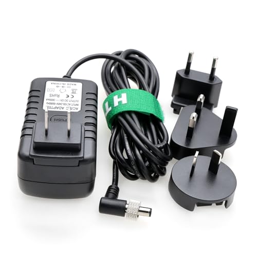 HangTon 12V Locking DC Power Adapter Right Angle for Blackmagic Video Assist Monitor Studio Camera 6K 4K Plus G2, Atomos Ninja V, Hollyland Mars 400s, SmallHD 702 Video Wireless Transmission - Image 4