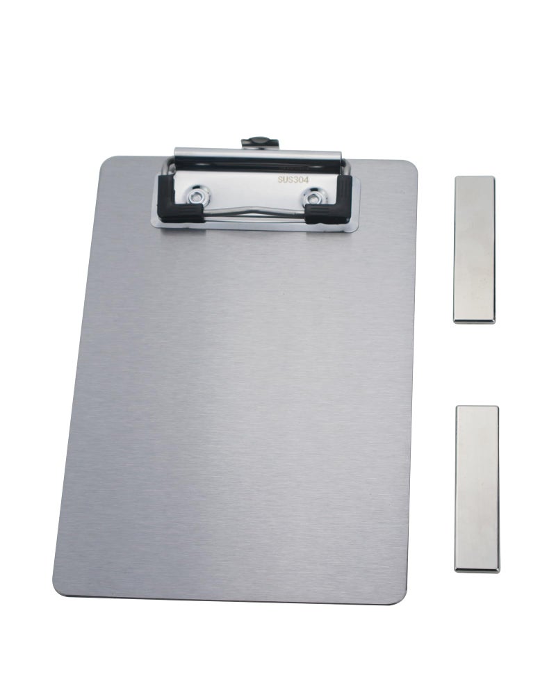 Banjiang Stainless Steel Magnetic Clipboard with Pen - Multiple Sizes, Magnetic Design, Essential for Office and Home (4.3 x 6.5 Inches) - Image 5
