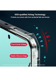 General Clear Hybrid Case for Huawei Nova 11i 2023, Slim Case with 4-Corner Airbags Military Grade Drop Protection Cover for Huawei Nova 11i 5G 2023  - Image 4