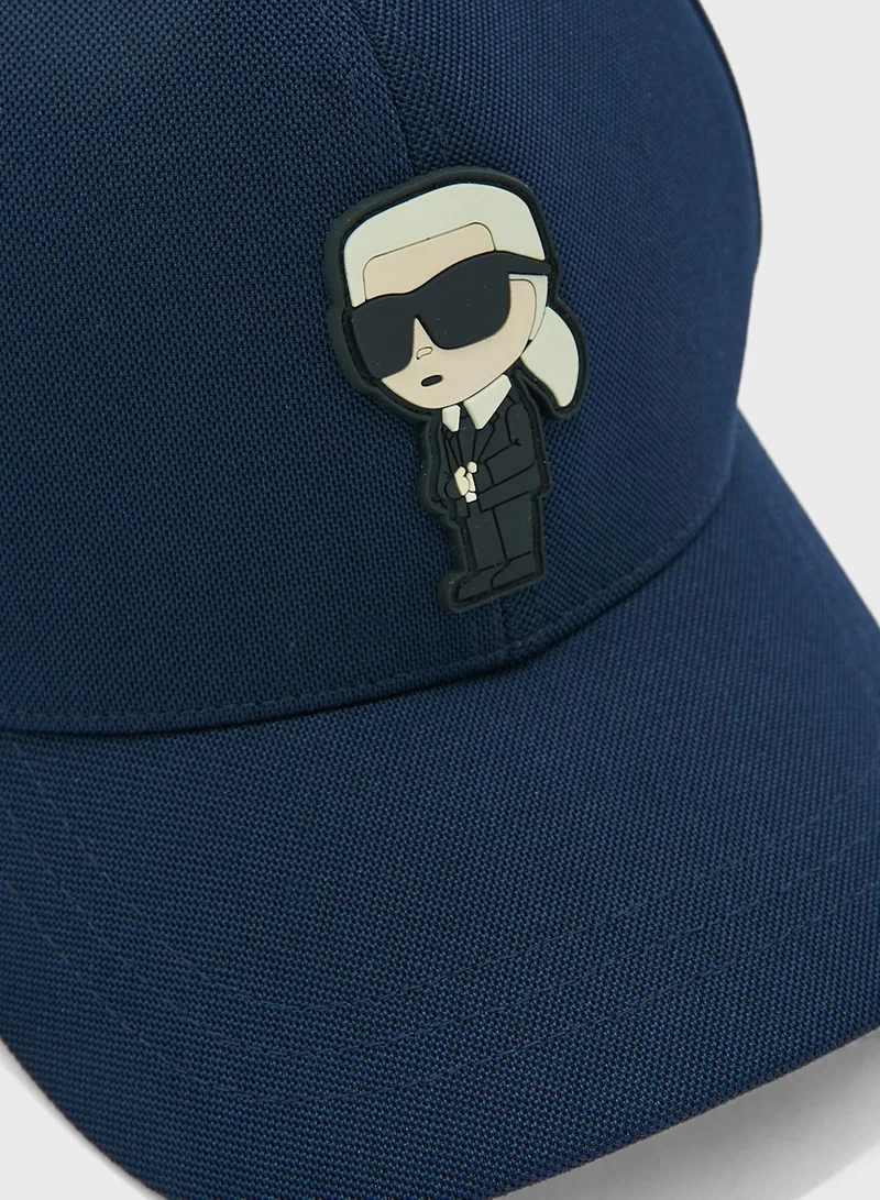 Karl Lagerfeld Curved Peak Caps