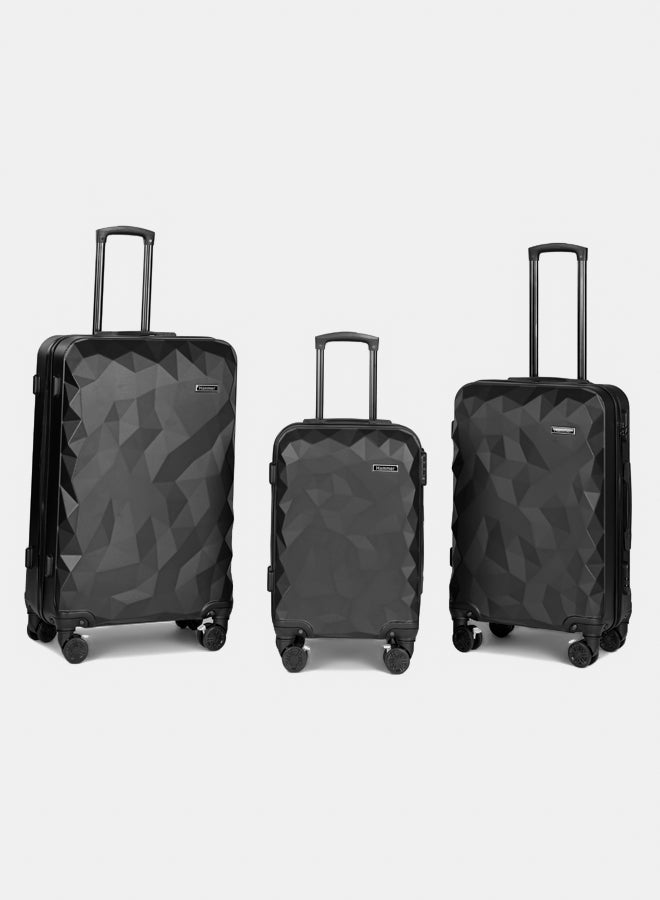 Hammer Hammer Laggage Diamond Set 3 Pieces 28 / 24 / 20 - 100% Pure ABS Material - One Year Warranty + 2 Year Free Maintenance  - Image 1