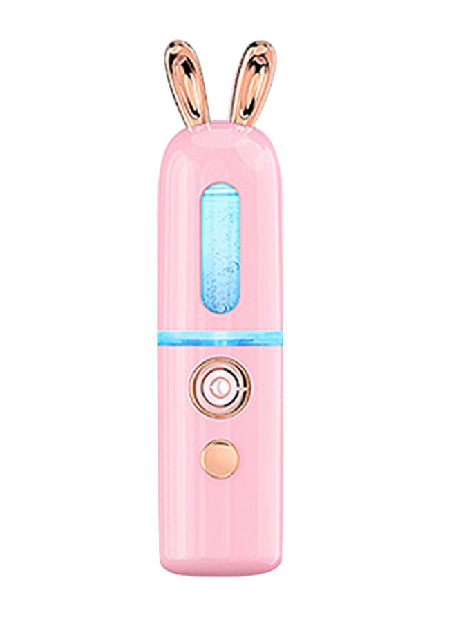 NIBEMINENT USB Rechargeable Nano Handy Facial Cool Mist Steamer Pink/Blue/Gold - Image 1