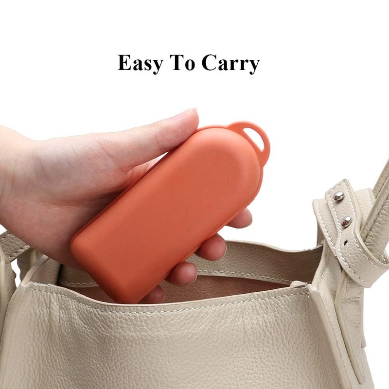 SOLARAE Travel Utensil Set with Case, 4 Sets Wheat Straw Utensils, Reusable Travel Utensils Set, Lunch Box Utensils Set, Portable Detachable Cutlery for Kids Adult School Travel Picnic Camping or Daily Use - Image 5