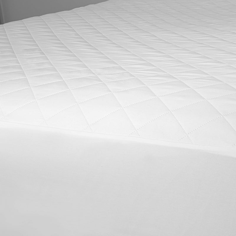 Masirs - The Quilted Mattress Pad is Comfortable and Thick Enough to Get a Restful Night Sleep. The Plush Mattress Topper Will Also Help Protect Your Mattress from Stains. (Twin) - Image 2