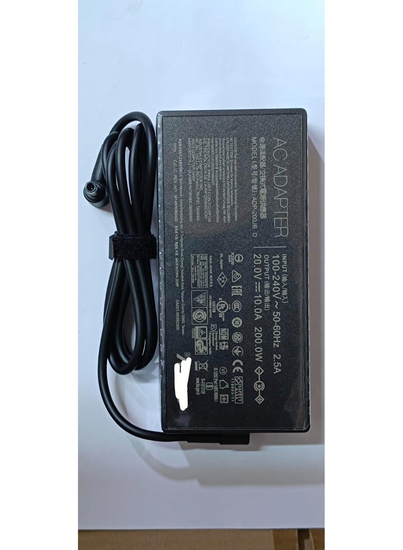 CSF شاحن 20.0 فولت 10.0 أمبير 6.0X3.7 مم ADP-200JB مناسب لأجهزة ASUS Rog Zephyrus G15 GA503QM GA503QS GA503QR Strix G15 G17 TUF A15 A17 F15 F17 لأجهزة الكمبيوتر المحمولة للألعاب - Image 1