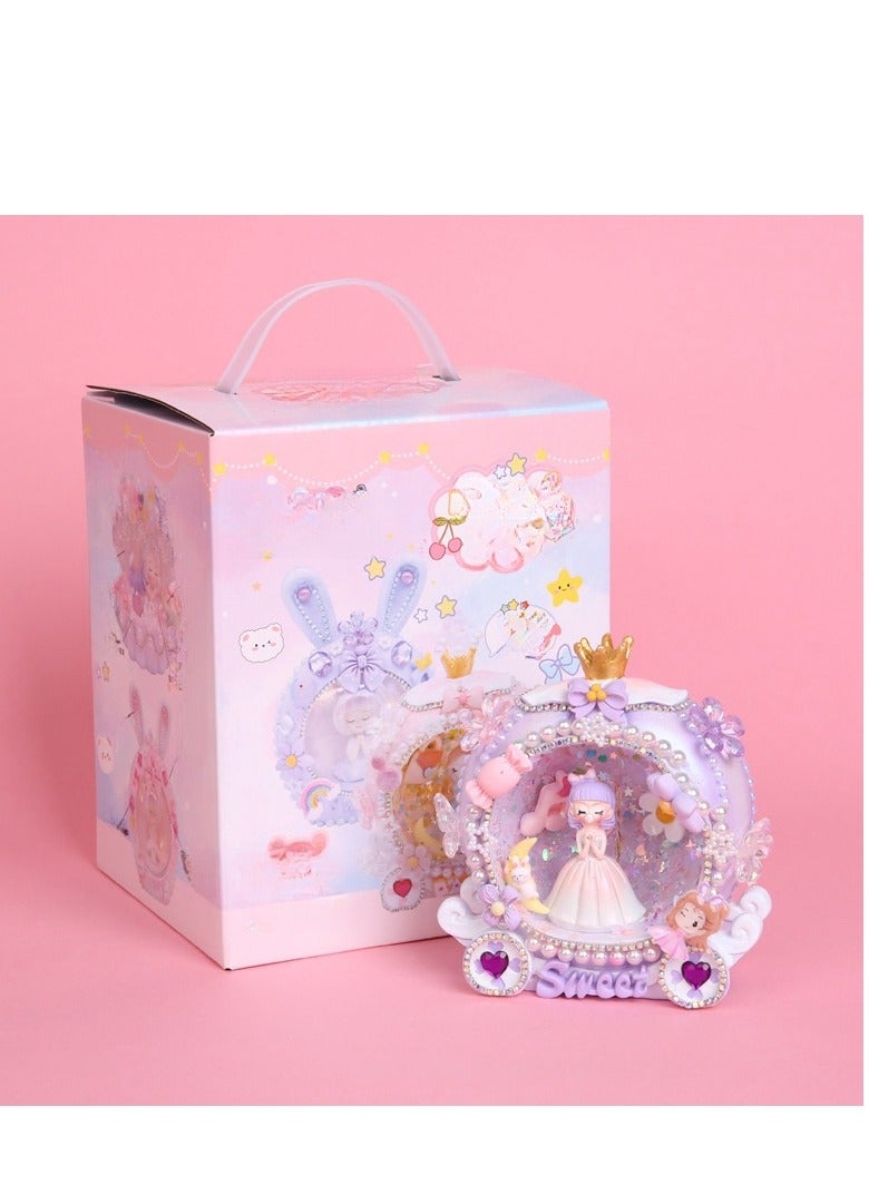 Girl's Creative Handmade Material Bag Making Night Light Birthday Gift Toy  - Image 5