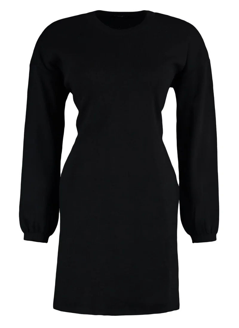 Trendyol Curve Tie Detail Knitted Dress