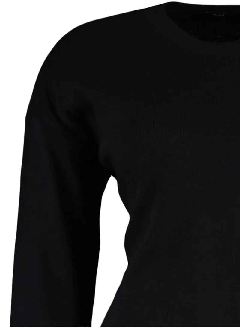 Trendyol Curve Tie Detail Knitted Dress