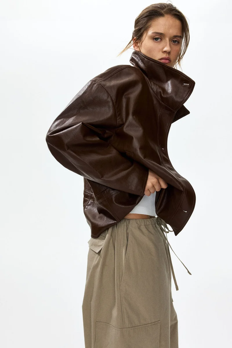 H&M  Oversized peplum jacket for Women | Best Price UAE
