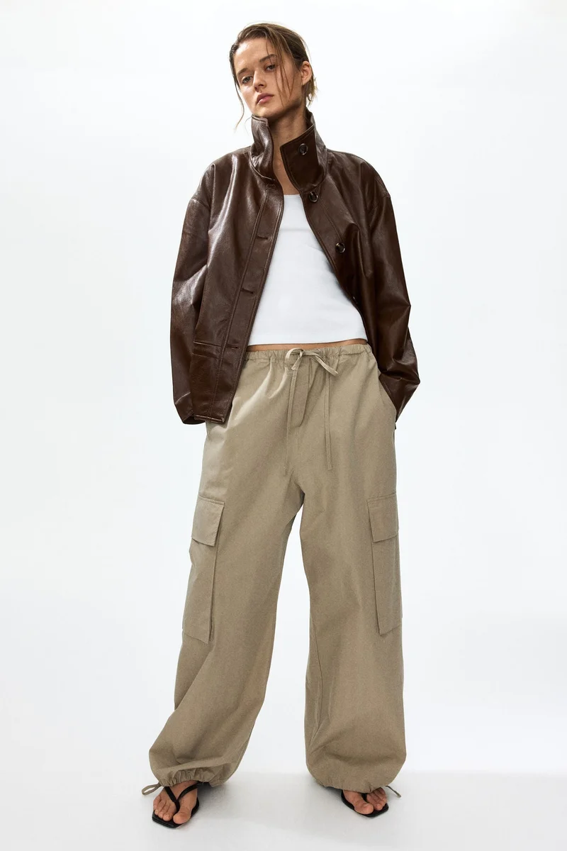 Oversized peplum jacket