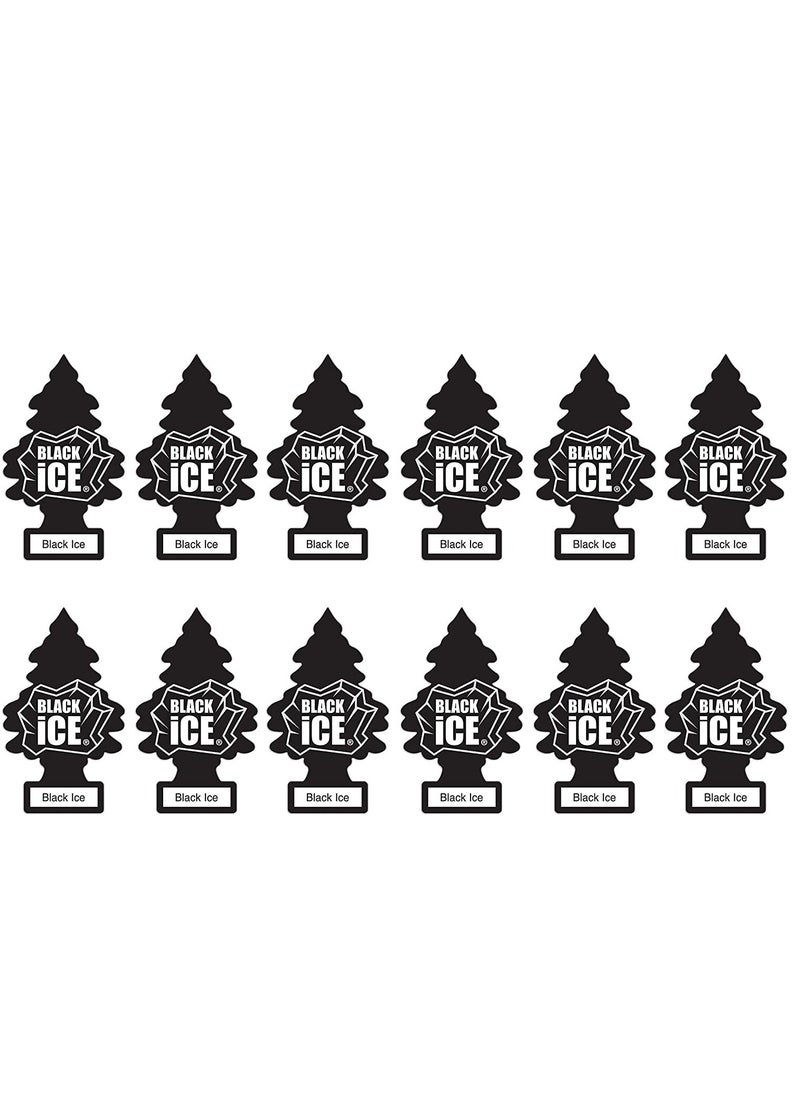 LITTLE TREES Car Air Freshener Hanging Paper Tree for Home or Car Black Ice 12 Pack - pzsku/Z7911AD5F927285CB111AZ/45/_/1728853904/d47e44e0-f7d7-4330-8572-683ef453bcee