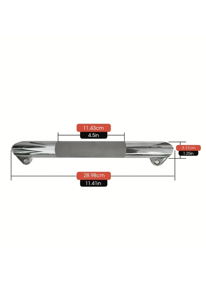 Anti Slip Metal Bathtub Step Corner Shower Footrest Supports Up To 220 Lbs Bathroom Wall Mounted Leg Shaver Hotel Bathtub Elevator - Image 3