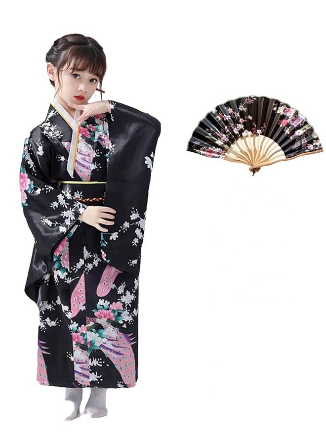 JOGAMS Japanese Traditional Dress Kimono Robe for Kids Girls Costume - Image 1