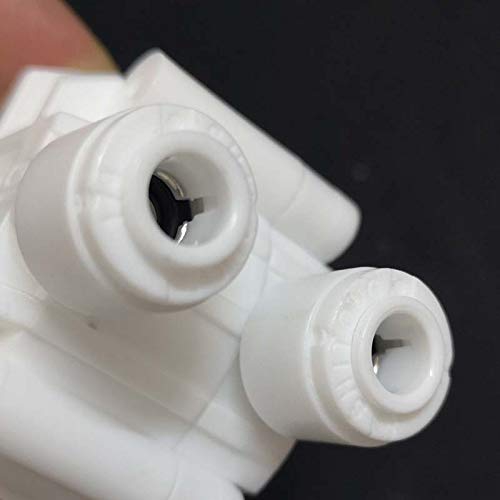 Malida 1/4 Inch Tube Automatic Shut Off Valve Push to Quick Connect Fittings for Reverse Osmosis Water Purifiers Filters (auto Shut Off) - Image 2