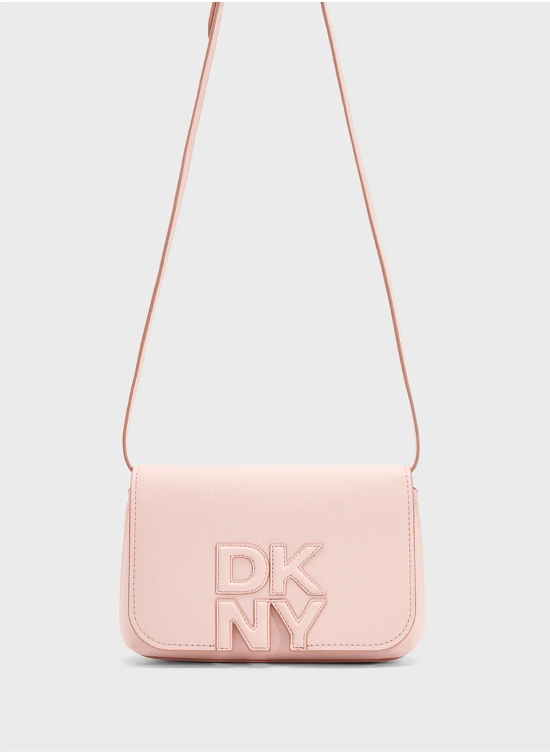 دكني Nicole Logo Flap Over  Crossbody