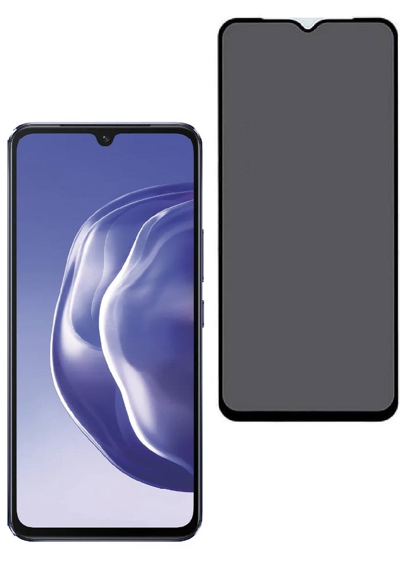 we3 Tempered Glass Screen Protector Anti-Spy Privacy Designed For vivo V21 Full Screen Coverage And Bubble Free  - Image 1
