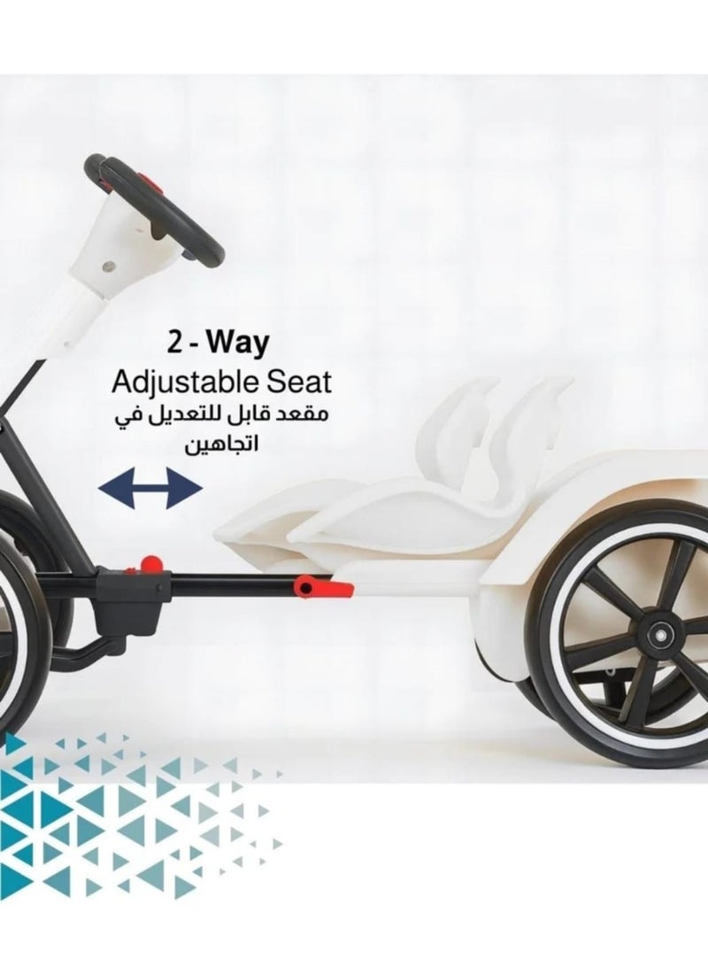 MARAH TOYS Foldable Electric Ride-On Car with Remote Control – 4-Wheel Kids Ride-On Toy | Safe & Sturdy Structure, Front Anti-Collision, Easy Steering, One-Motor, Dual-Battery | Supports Up to 50kg – Ages 4+ - Image 5