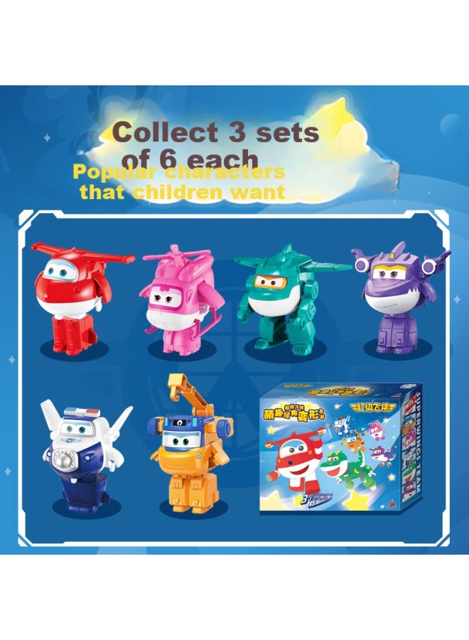 Auldey Super Wings Transforming Toy Set Of 6 - Ds780691 - Image 2