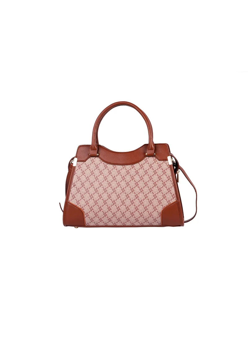 AMICA Fallon Signature Monogramed Women’s Satchel Handbag