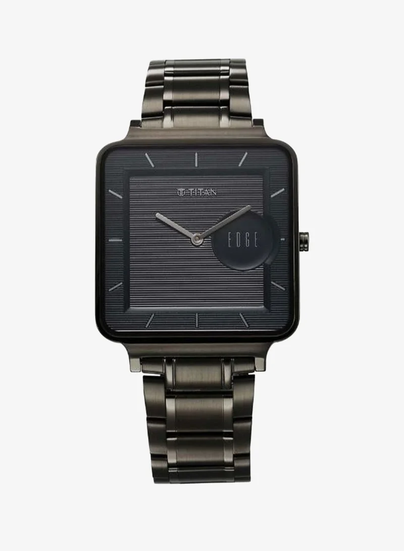 TITAN Men Analog Display Watch With Grey Stainless Steel Strap - 10017QM01