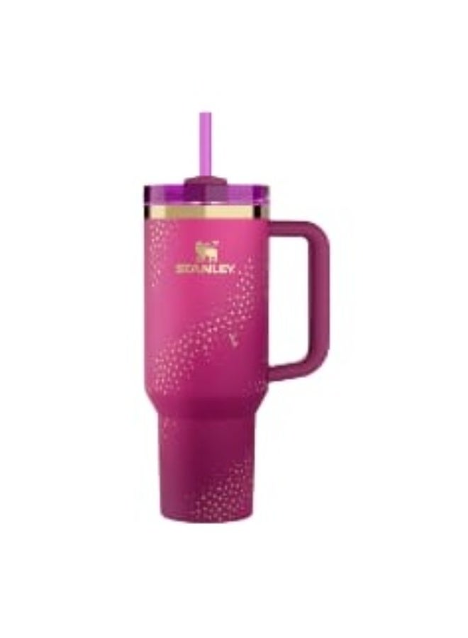 ستانلي مج حراري 1200 مل – تصميم أنيق من استانلس ستيل SUS 304 بغطاء محكم وشاليمو، يحافظ على الحرارة والبرودة لون ابيض BK - Image 1