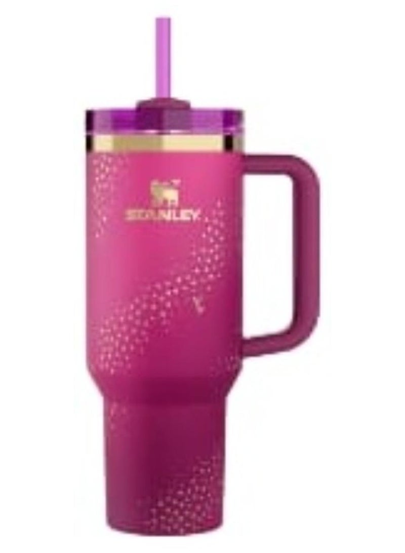 Stanley 1200ml Thermal Mug – Stylish design made of SUS 304 stainless steel with a tight-fitting lid and straw, keeps drinks hot or cold. - Image 1