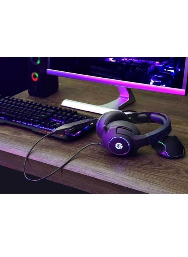 HP USB TYPE HP Gaming Headset Black 50mm Lagre Dynamic Driver Soft Closed Ear Cushions  - Image 2