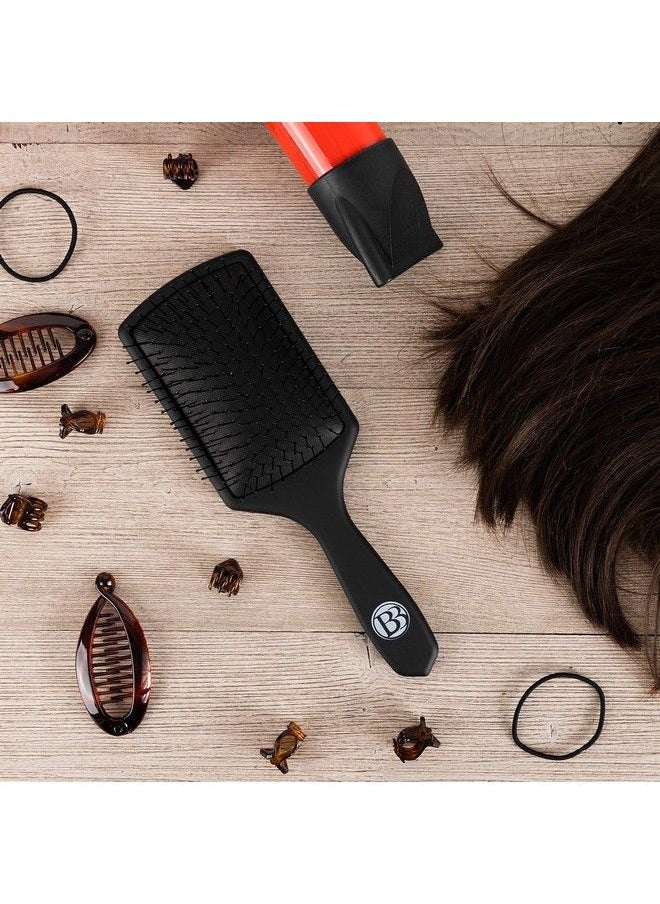 Beautify Beauties Paddle Hair Brush Best Hair Brush For Women Men And Children Black  - Image 4