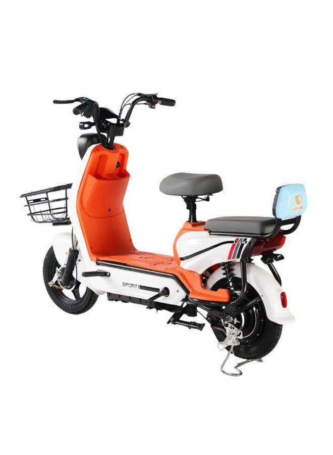Lion Rocket Electric Ride-on Scooter 14 Inch Tires 48V 12A 500W - White - SHN-WS5 - Image 4