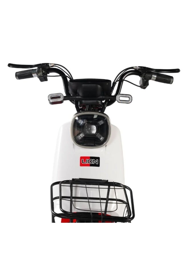 Lion Rocket Electric Ride-on Scooter 14 Inch Tires 48V 12A 500W - White - SHN-WS5 - Image 5